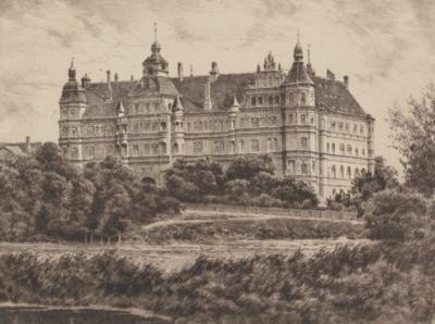 G�strow, Schloss art print by Bruck