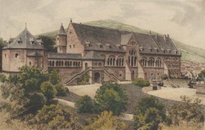 Goslar, Kaiserpfalz art print by Bruck