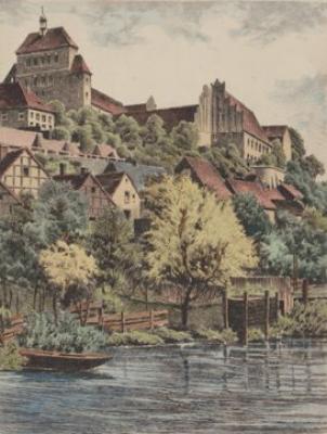 Havelberg, Dom art print by Bruck
