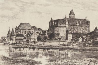Marienburg, Burg art print by Bruck