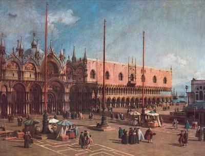 Markusplatz art print by Canaletto