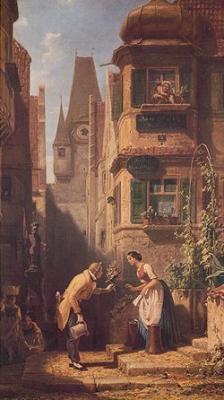 Ewiger Hochzeiter art print by Carl Spitzweg