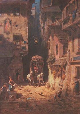 Post art print by Carl Spitzweg