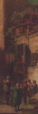 Serenade art print by Carl Spitzweg