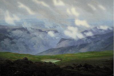 Ziehende Wolken art print by Caspar David Friedrich