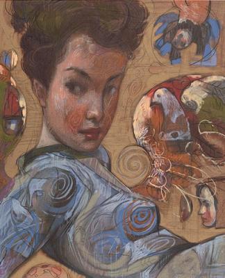 Avian Suite Blau I art print by Charles Dwyer