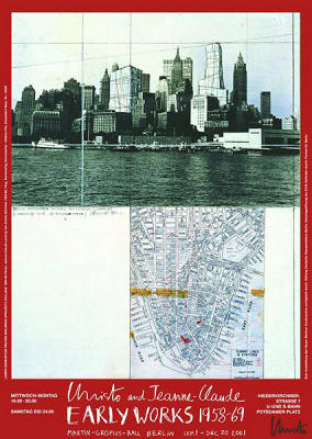 Lower Manhattan art print by Christo