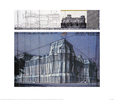 Reichstag IV art print by Christo