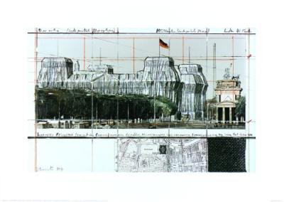 Reichstag IX art print by Christo