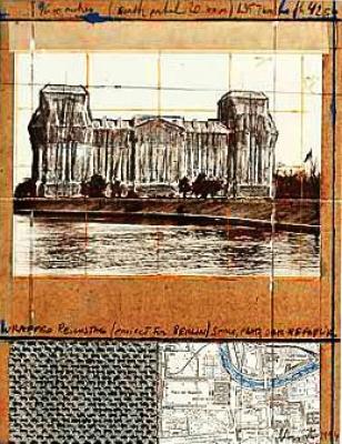 Reichstag XII art print by Christo