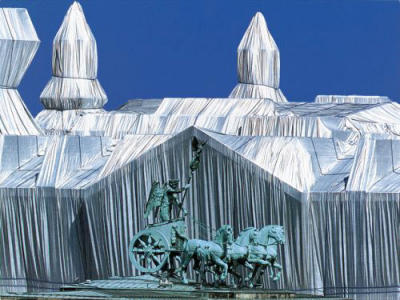 Reichstag mit Quadriga art print by Christo