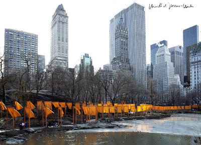 The Gates, Foto von Wolfgang Volz 50, signiert art print by Christo