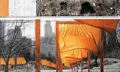 The Gates IX, Plakat art print by Christo