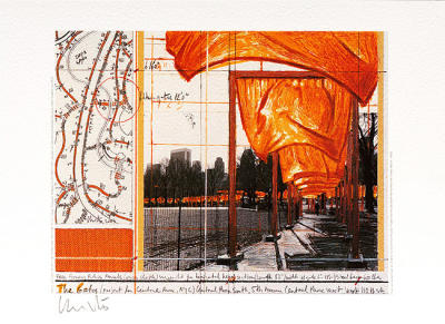 The Gates XV, hand-signed art print by Christo