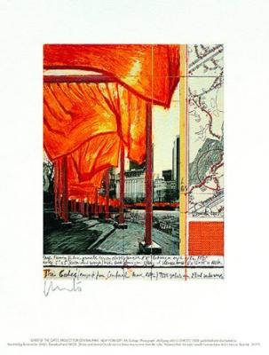 The Gates XX, hand-signed art print by Christo