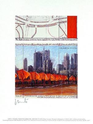 The Gates XXIV, hand-signed art print by Christo