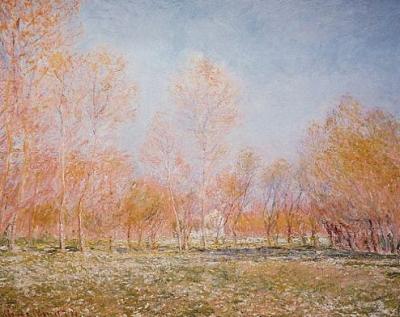 Spring, Giverny art print by Claude Monet