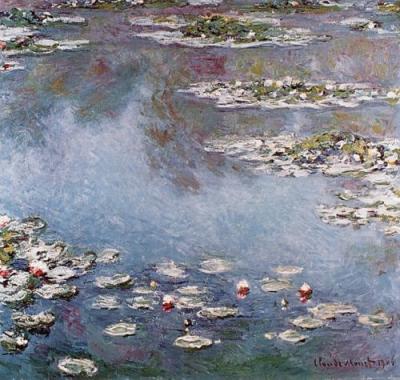 Waterlilies (1906) art print by Claude Monet