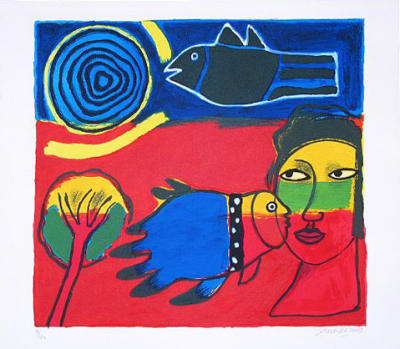 Premices du Printemp art print by Corneille