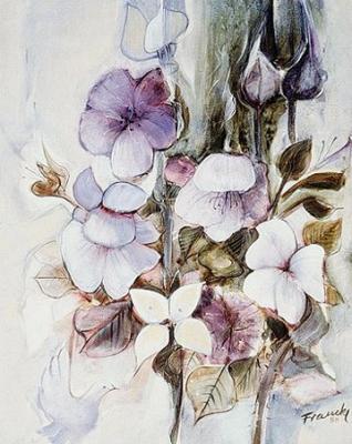 Fr�hlingsbl�ten art print by Dieter Framke