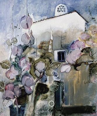 Magnolien a.d. Algarve art print by Dieter Framke