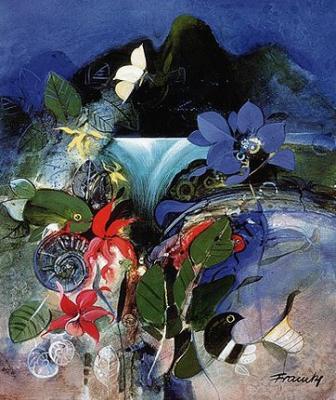 Oahu art print by Dieter Framke
