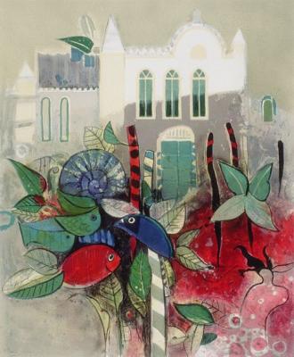Palazzo art print by Dieter Framke