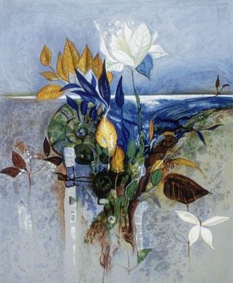 Traumbluete art print by Dieter Framke