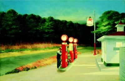 Gas (1940) art print by Edward Hopper