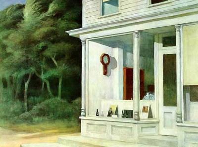 Seven A.M. art print by Edward Hopper