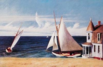 The Lee Shore art print by Edward Hopper