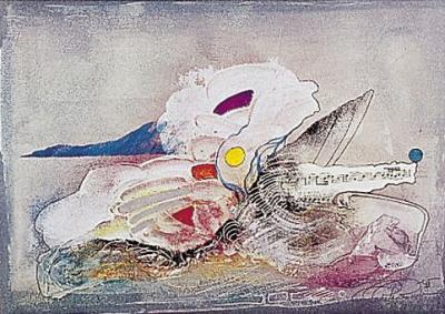 Mozart art print by Ernst-Peter Rade