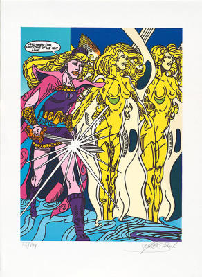 And when I do......(2001) art print by Erro