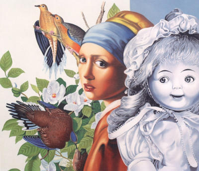 Vermeer (2005) art print by Erro