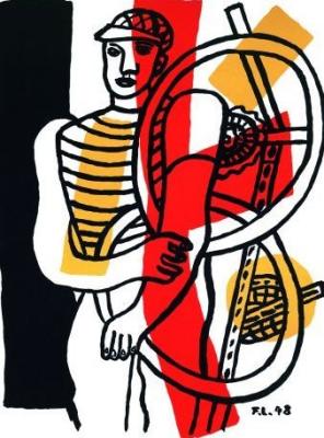 Le Cycliste (1948) art print by Fernand Leger