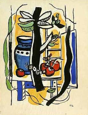 Stilleben mit Fr�chten art print by Fernand Leger