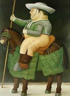Picadores (La Corrida) art print by Fernando Botero