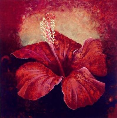 Hibiskus (2001) art print by Folkert Rasch
