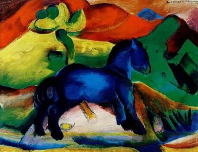 Das Blaue Pferdchen art print by Franz Marc