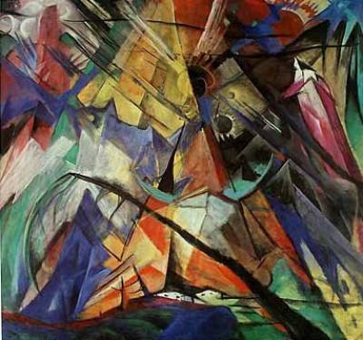 Tirol 1914 art print by Franz Marc
