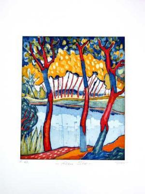 Am See ( 2002) art print by G�nther Fries