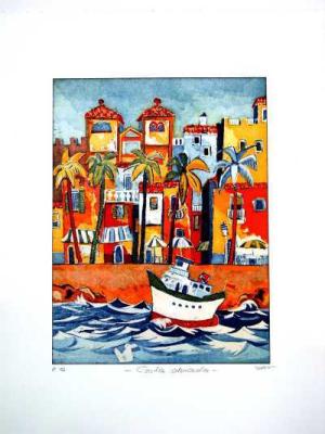 Costa Dorada (2002) art print by G�nther Fries