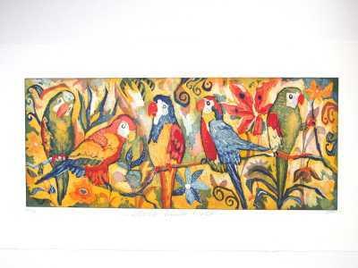 Kleine bunte Welt art print by G�nther Fries
