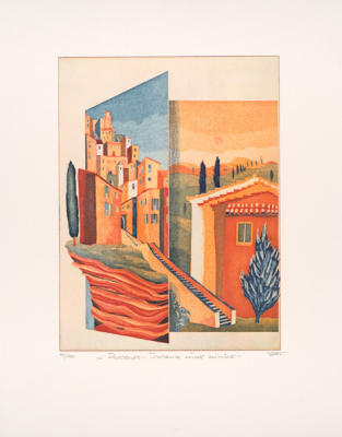Provence-Toskana und zur�ck art print by G�nther Fries