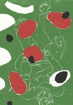 Puck-Eishockey WM (1993) art print by Georg Baselitz