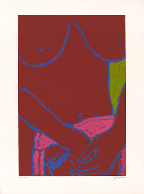 Sleeping Girl VI art print by George Segal