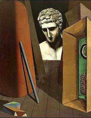 Melancolie hermetique, 1919 art print by Giorgio de Chirico