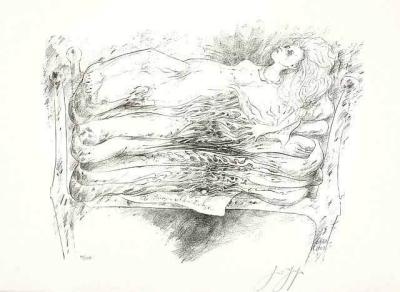 Prinzessin auf der Erbse art print by Guenter Grass