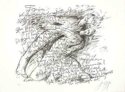 Tango art print by Guenter Grass