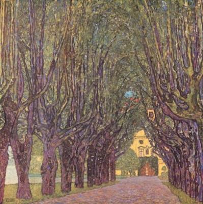 Allee im Park art print by Gustav Klimt